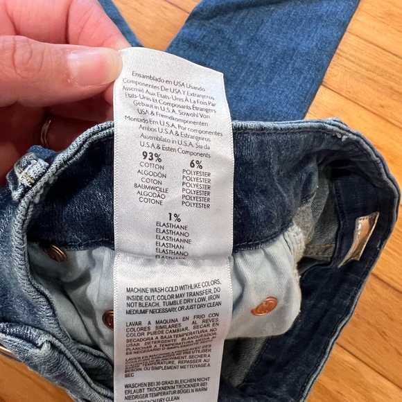 Mother Looker ankle jeans size 25, inseam 24” fits like a size 24 - Picture 7 of 10